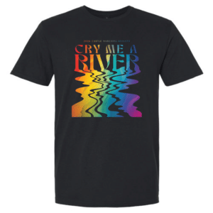 Full Color Cry Me A river T-Shirt black