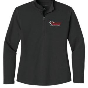 WP ladies quarter zip ES BLK LK112
