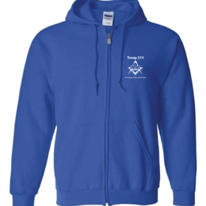 Troop 315 - Royal Zip Hoodie