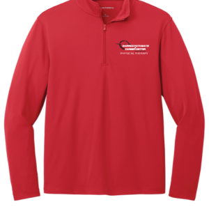 WP mens quarter zip PT RED K112